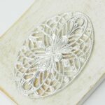 34x53 mm Winter Tale Filigree  Silver-colored x 1 pc(s)