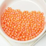 3.4 mm Miyuki Drop beads 138FR Matte Transparent Orange AB x 15 g
