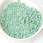 3.4 mm Miyuki Drop beads 4514 Picasso Seafoam Green Matte x 15 g