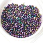3.4 mm Miyuki Drop beads 454 Metallic Purple Iris x 15 g