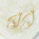 11x22 mm Ice Flower on the window charm  Gold-colored x 2 pc(s)