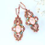 JEANNE earrings beading tutorial by Zuzi Hake