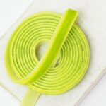 6 mm Velvet Ribbon Lime x 5 m