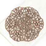 50x50 mm Flowers filigree  Antique Copper x 1 pc(s)