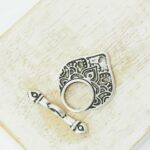 18.5x21 mm TierraCast toggle clasp  Antique silver x 1 pc(s)