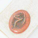 BS Art cabochon Designe 117 on light clay x 1 pc(s)