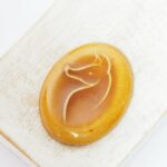 BS Art cabochon Designe 119 on light clay x 1 pc(s)