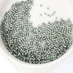 11/0 Miyuki Delica 457 Galvanized Dyed Grey Green x 5 g