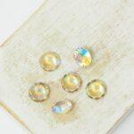 8 mm Round Cubic Zirconia cabochon Paradise Shine x 6 pc(s)