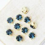 6 mm / ss29 Preciosa Chaton Montee Montana in Gold-colored setting x 10 pc(s)