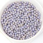 3 mm English Cut Round Bead Pacifica Elderberry x 100 pc(s)