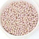 3 mm English Cut Round Bead Pacifica Fig x 100 pc(s)