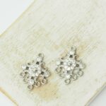 14x17 mm Winter Magic Charm connector Silver-colored x 2 pc(s)