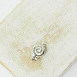 9x15 mm Conch Charm Platinum colored x 1 pc(s)