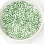 3 mm Fire-polished round beads 00030-67525 Crystal Sea Foam Metallic Ice x 100 pc(s)