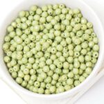 4 mm Fire-polished round beads S1005WH Pacifica Avocado x 60 pc(s)