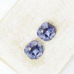 12 mm Preciosa Fancy cushion cut cabochon Tanzanite x 2 pc(s)