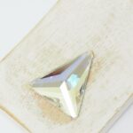 25x28 mm triangle glass cabochon Moonlight x 1 pc(s)
