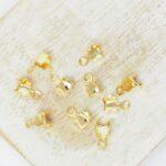 3 mm Gold-colored Cupchain holder for 3 mm cupchain x 10 pc(s)