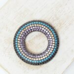 5x27 mm Donut Connector Charm Gunmetal x 1 pc(s)