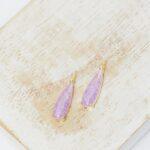 5x16 mm Drops in metal settings Crystal Lavender x 2 pc(s)