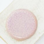 36 mm Round Beadingschool Art Cabochon Pearly Violet on light clay x 1 pc(s)