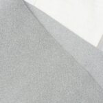 10x23 cm Ultrasuede® ST (Soft) for bead embroidery Silver Pearl x 1 pc