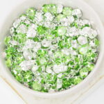6 mm / ss30 Preciosa sew-on rhinestone Peridot in Silver-colored setting x 10 pc(s)