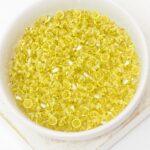 4 mm Preciosa bicone beads Acid Yellow x 50 pc(s)