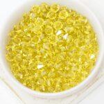 6 mm Preciosa bicone beads Acid Yellow x 25 pc(s)