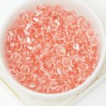 6 mm Preciosa bicone beads Rose Peach x 25 pc(s)