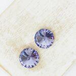 12 mm Preciosa rivoli Tanzanite x 2 pc(s)
