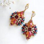 JESSICA earrings beading tutorial