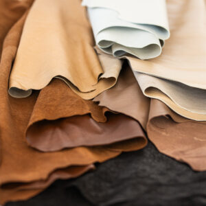 Leather sheets for bead embroidery