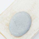 27x35 mm Oval Beadingschool Art Cabochon Grey Mist on light clay x 1 pc(s)