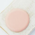 36 mm Round Beadingschool Art Cabochon Peach Pink on light clay x 1 pc(s)