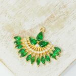 18x27 mm Mexican dream charm Emerald Gold-colored x 1 pc(s)