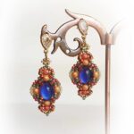 TIERRA earrings beading tutorial by Ruxandra Puscas