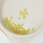 3 mm Preciosa bicone beads Acid Yellow AB Matt x 50 pc(s)