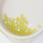 4 mm Preciosa bicone beads Acid Yellow AB Matt x 50 pc(s)
