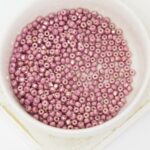 2x3 mm Faceted Micro Spacer bead Chalk Violet Luster x 50 pc(s)