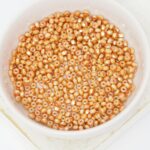 2x3 mm Faceted Micro Spacer bead Full Apricot x 50 pc(s)