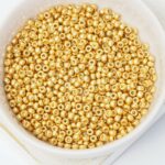 8/0 Miyuki seed beads 4202 Duracoat Galvanized Gold x 15 g