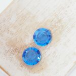 10 mm Preciosa channel maxima Sapphire x 2 pc(s)