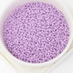 11/0 Miyuki seed beads 4486 Duracoat Opaque Dyed Lilac x 5 g