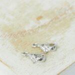 4x8  Four Stone Luxury pendant holder in one Platinum color x 2 pc(s)