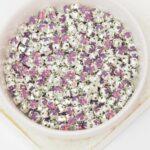 4 mm / ss16 Preciosa Chaton Montee Amethyst Opal in Silver-colored setting x 20 pc(s)