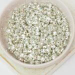 4 mm / ss16 Preciosa Chaton Montee Crystal in Silver-colored setting x 20 pc(s)