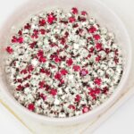 4 mm / ss16 Preciosa Chaton Montee Ruby in Silver-colored setting x 20 pc(s)