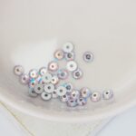 3 mm Preciosa loch rose Violet AB x 30 pc(s)